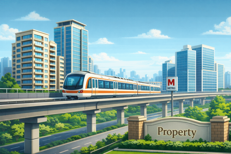 Property Prices Along Gurugram Metro